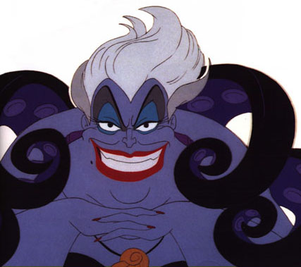 the little mermaid ursula body language