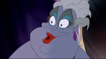 the little mermaid ursula body language